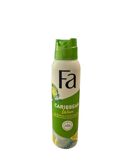 FA Deospray Caribbean Lemon Exotisch-frischer Duft, 6er Pack (6 x 150 ml) – Ansicht 1