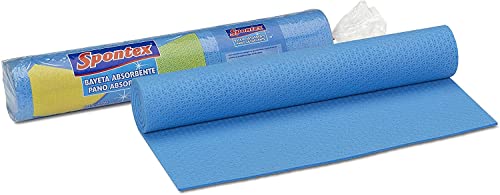 Spontex 2361100 Bayeta de Celulosa de 2 M, En Rollo, 14.5x14.5x61.5 cm