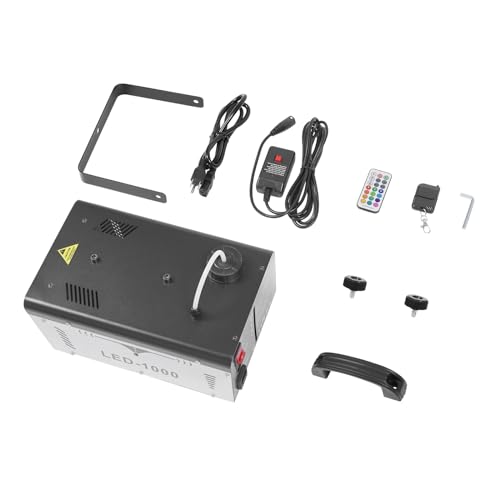Máquina de humo LED 1000W con 18 luces y control dual miniatura 6