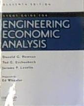 Engineering Economic Analysis - Study Guide B005BGDRYE Book Cover
