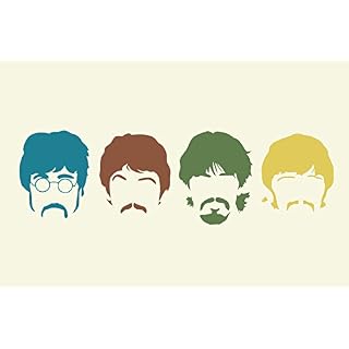 Beatles Pop Art Toile murale – Différentes tailles (A1 81 x 61 cm) - Les Beatles, Paul McCartney, John Lennon, RIngo Starr, George Harrison Beatles Pop Art Toile murale – Différentes tailles (A1 81 x 61 cm) – Image 3