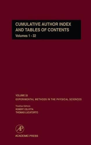Cumulative Author Index and Tables of Contents Volumes1-32: Author Cumulative Index (ISSN Book 33) (Volume 33)