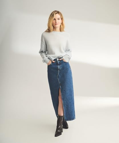 Image of NAADAM Women's Lightweight Reversible Cashmere Crewneck Sweater