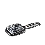 Babyliss - HSB101E - Brosse Chauffante Smoothing Heated Brush en Céramique pour un lissage rapide et facile HSB101E