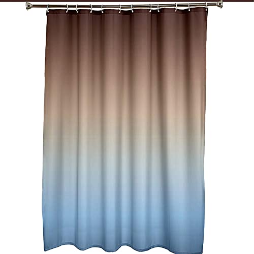 Rideau de douche 180x200cm polyester dégradé bicolore KnSam - 7