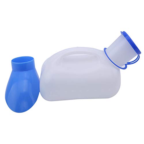 FGJFJ 1000ML Portable Unisex Bottle with Lid Urinal Travel Camping Lightweight Pe Potty Urinal