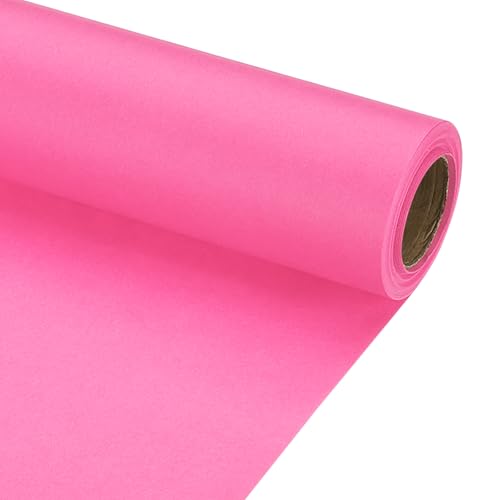 PATIKIL Wrapping Paper 12 x 300(25) 70 GSM Craft Paper Roll Kraft Packing Paper for Poster Bulletin Board Gift Wrapping Pink