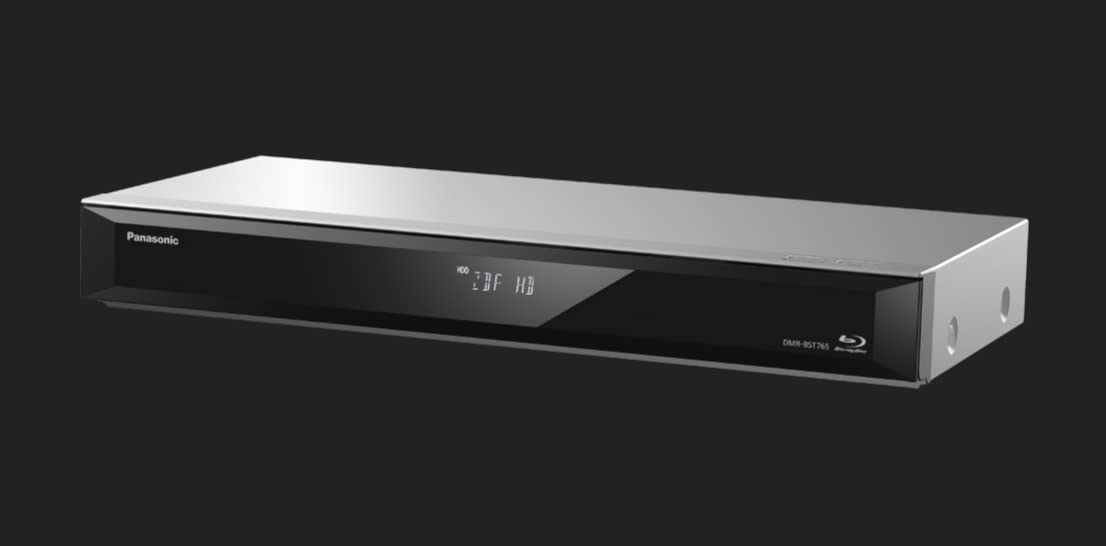 Panasonic DMR-BST765EG Enregistreur Blu-ray, Disque Dur de 500 Go, Lecture de Disques Blu-ray, 2x DVB-S / S2, 2x DiSEqC, Vers. 2.0, Argent