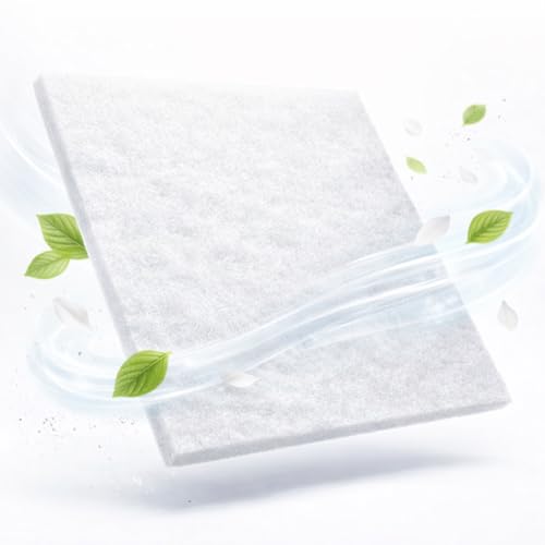 Filtermatte für Dunstabzugshaube 1m x 1m x 20 mm. | Schneidbare Filtervlies | Fettfilter & Staubfilter | Filterklasse G4 / ISO Coarse 70prozent