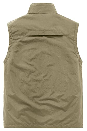 Mens Lightweight Summer Gilet Quick Dry Photography Vest Outdoor Sleeveless Fishing Vest2