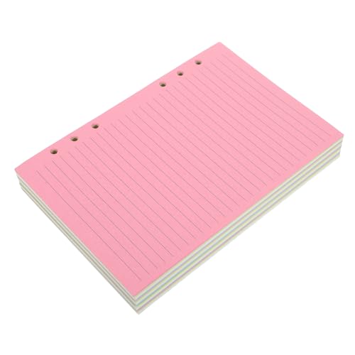 Feuilles mobiles lignées lot de 4 pour égayer vos notes de bureau et de cours