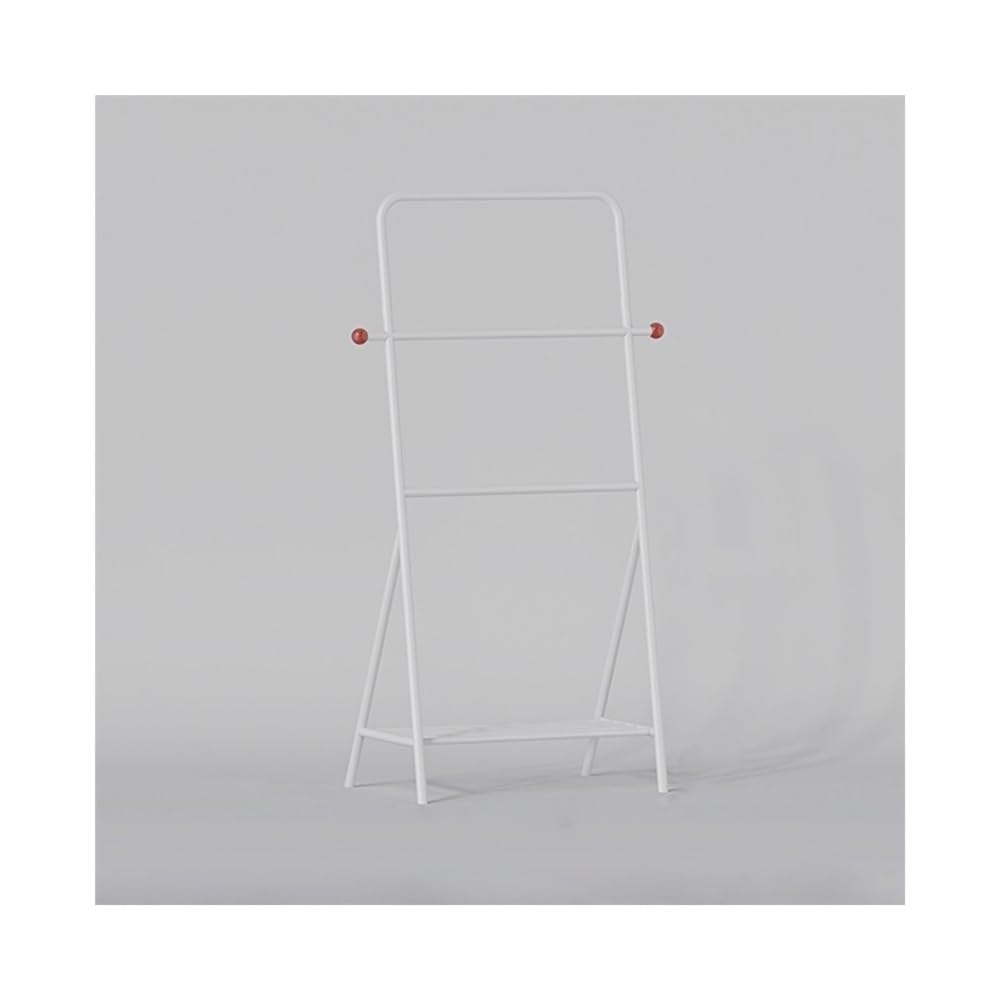 towel rail Household Multi-layer Bathroom Towel Rack Punch-free Storage Floor-standing Toilet(White)