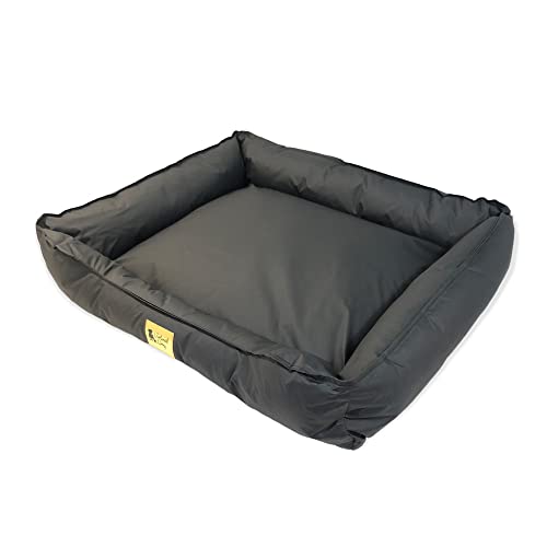 Cama Impermeável Para Cachorro Gato Médio Cor:Preta