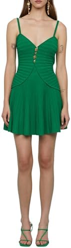 AMUR Women&#39;s Nikola Pleated Knit Dress