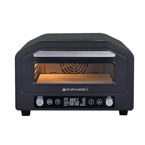 PYRAMIDEA Forno Elettrico per Pizza Inforno con i Consigli di Errico Porzio 1700W Colore Nero PIF401
