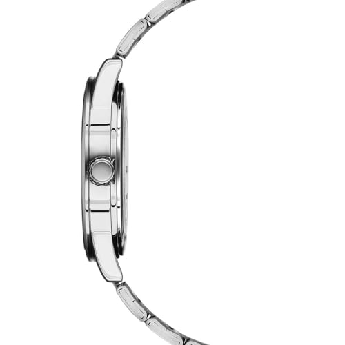 Casio #MTP-V001D-1B Men's Standard Stainless Steel Easy Reader Black Dial Watch - Image 3