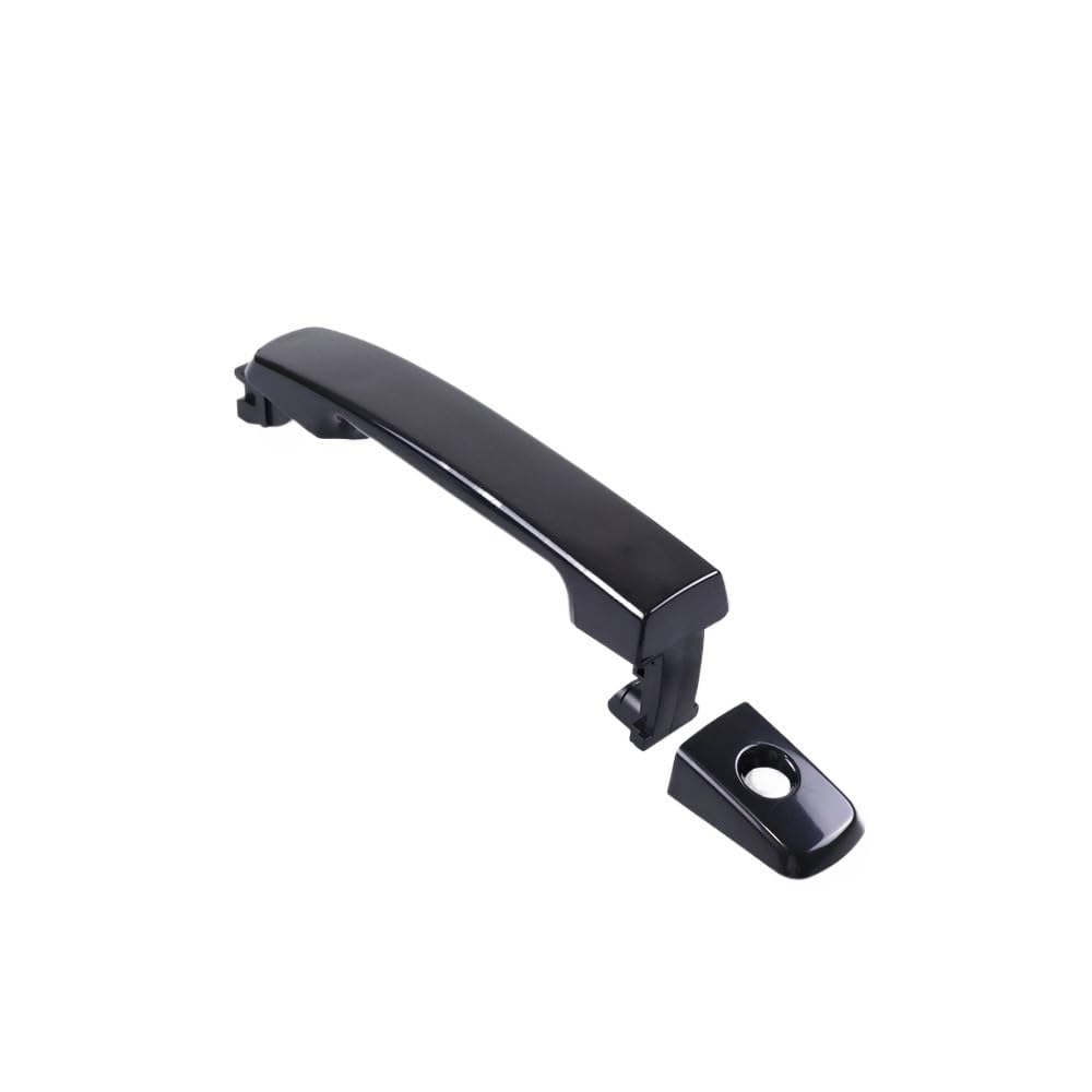 Zjhygmd Handle With Hole Cap For Door Outer Handle Blakc For Nissan Frontier Navara D40 2006-2014 Pathfiner R51(Handle With Hole Cap)