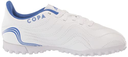 Adidas Copa Sense.4 Turf Soccer Shoe, White/Blue/Legacy Indigo, 11 Us Unisex Little Kid #TOP5