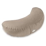Lotuscrafts Yogakissen Halbmond Shanti - Halbmondkissen...