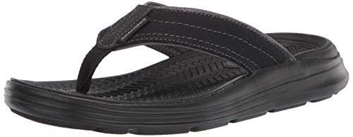 Skechers -Mens Flip-Flops & Slippers-204045-Black 10 (B07WWZ24NZ) Amazon Price History, Amazon Price Tracker
