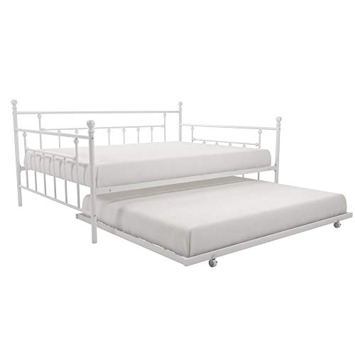 Dhp Manila Metal Queen Size Daybed And Full Size Trundle (White) #TOP3