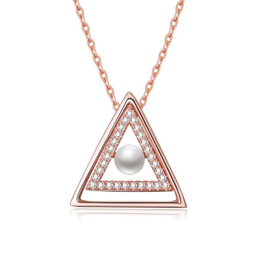Cadeau pour petite amie : pendentif triangle et bijoux romantiques KELIEQA