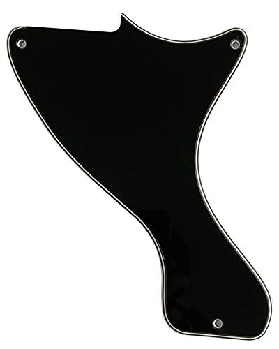 For LP Jr. Les Paul Junior Guitar Pickguard (4 Ply Black)
