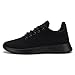 VAMJAM Men's Running Shoes Ultra Lightweight Breathable Walking Shoes Fashion Sneakers Mesh Workout Casual Sports Shoes 020 Allblack Size 10