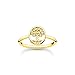 Produktbild THOMAS SABO Damen Ring Tree of Love mit weißen Steinen Gold 925 Sterlingsilber, 750 Gelbgold Vergoldung TR2375-414-14