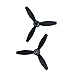 Set 2pcs Hélices Rotor Accessoire Pièces Détachées Quadcopters pour Parrot Bebop 2 Drone - Noir