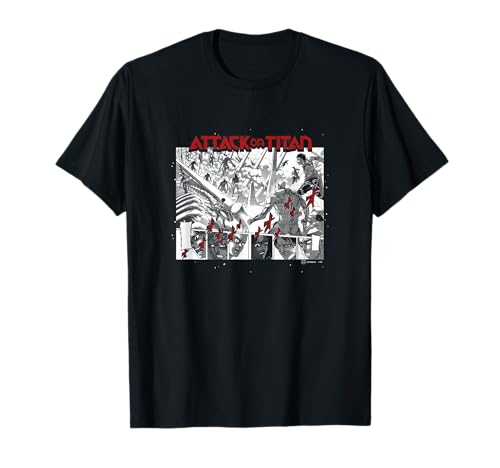 Attack on Titan Epic Scene Reactions Panels Big Manga Poster T-Shirt