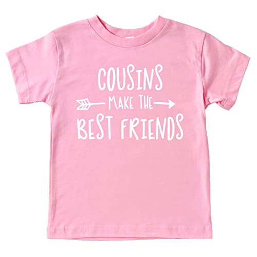 Cousins Make The Best Friend T-Shirt for Baby and Toddler Girls Fun Family Outfits