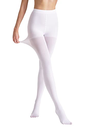 leg elegant 2 pack Women's 80 Den Microfiber Soft Opaque Tights Pantyhose3