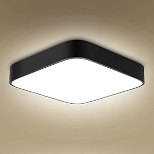 Plafonnier LED 36W, bedee 3060lumen 4000K blanc naturel, 220V 24LEDs, plafonnier led plafond moderne luminaire pour salle de bain salon garage couloir armoire sous-sol bureau d’escalier