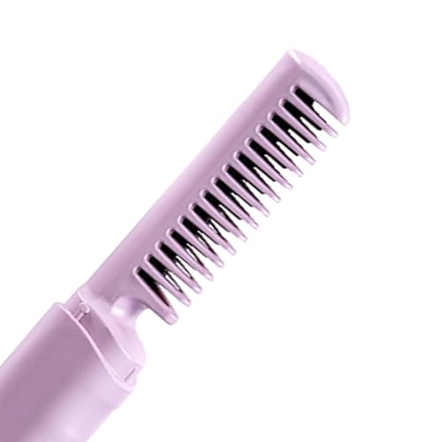 harayaa Dispositivo para alisar el cabello con calentamiento rápido y carga USB, ideal para mujeres y niñas, violeta miniatura 3