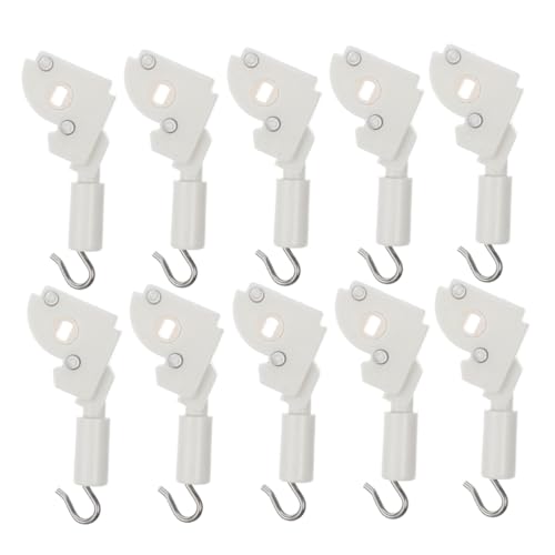 MALUGOGO 10 pezzi meccanismo di cieca accessori ciechi con blocco di sicurezza per una luce precisa, compatibile con e tende per camera da letto soggiorno