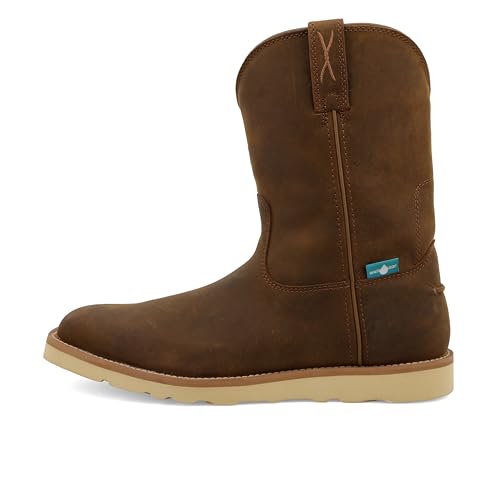 Image of Twisted X Men's 10 inch Work Pull on Wedge Sole Boot