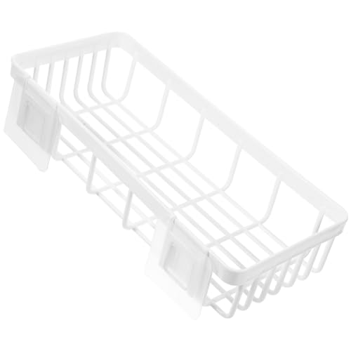 DECOMELODY Wandmontierter Badezimmer Organizer Multifunktionales Ablagesystem für Badutensilien Bohrfreie Duschablage Platzsparend und Langlebig für Ordentliche Badezimmergestaltung