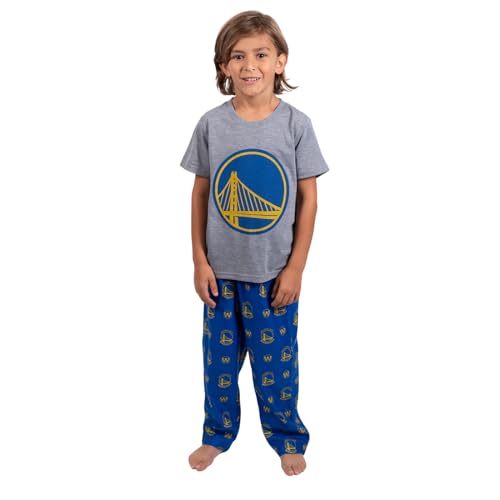 Image of Ultra Game Youth NBA Official 2-Piece PJs Lounge Pants & Tee Set