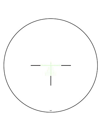 Image of Trijicon Tenmile First Focal Plane (FFP) Riflescope with Red /Green MRAD Precision Tree Reticle