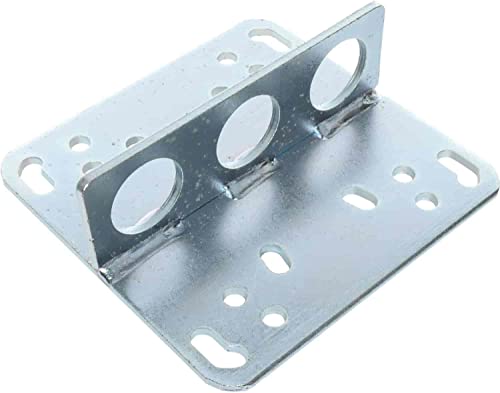 JEGS Engine Lift Plate | Universal | 1000 LBS Capacity | Designed To Allow Lifting Of Engine At 3 Different Angles | Zinc-Plated Steel | Fits Holley 2-Barrel, Square and Spread Bore, 4500