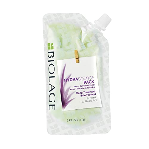 Biolage |Intensiv pflegende Haarkur für trockenes Haar, Mit feuchtigkeitsspendendem Aloe Vera und Spirulina-Extrakt, HydraSource, 1 x 100 ml Cover