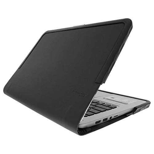 Gumdrop Cases Soft-Shell Protection Case for HP Stream/Chromebook 14 - Black, Rugged, Shock Absorbing, Silicone Molded Laptop Case - Thumbnail 4