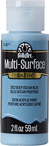 Image of FolkArt Multi-Surface Paint in Assorted Colors (2 oz), 2922, Deep Ocean Blue