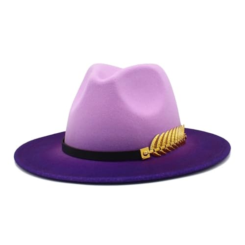 Chapeau fedora feutre contre la monotonie hivernale style dégradé chic