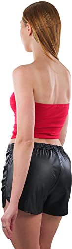 Image of ToBeInStyle Women's Cotton-Spandex Blend Stretchy Tube Top