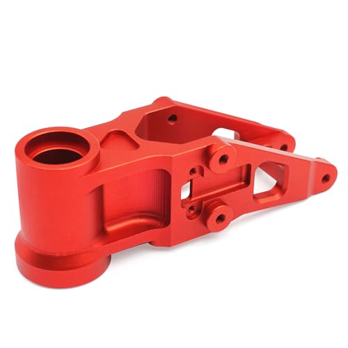 CNszlan Aluminum7075 Front Bulkhead for LOSI 1:4 Promoto-MX Motorcycle (Red)