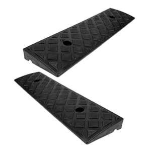 MUCKLILY 2Stücke Bordsteinrampe für Rollstühle