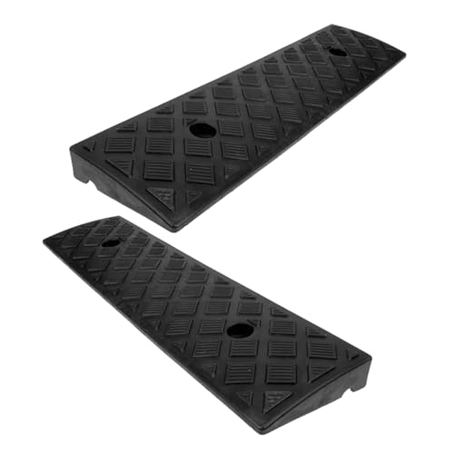 MUCKLILY 2Stücke Bordsteinrampe für Rollstühle