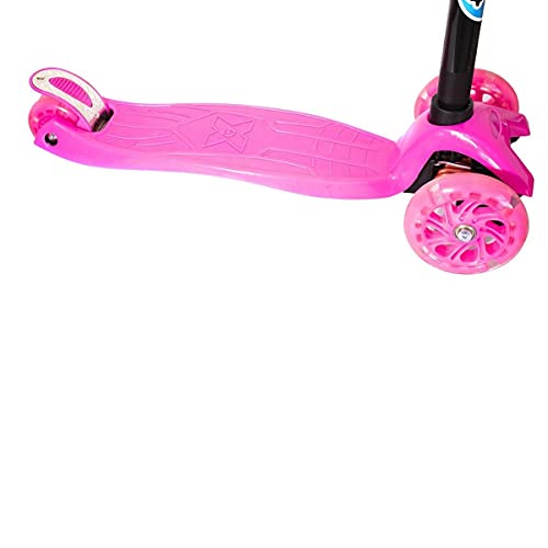 Patinete Infantil Importway 3 Rodas em Gel Freio BW-011 - Rosa